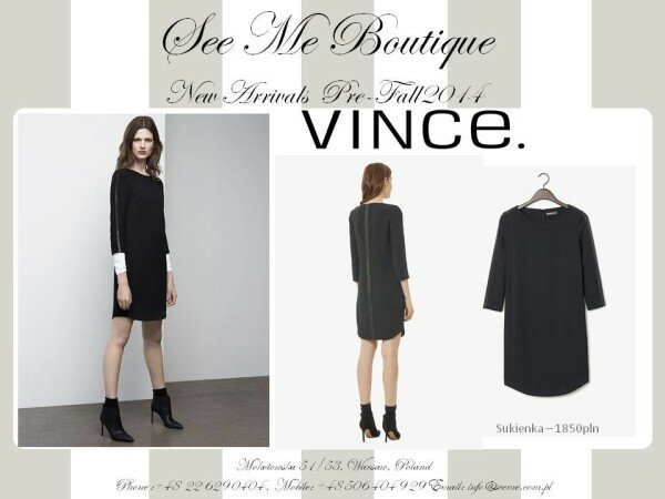 Pierwsza dostawa Vince na sezon jesień-zima 2014/15 już dostępna w See Me Boutique!